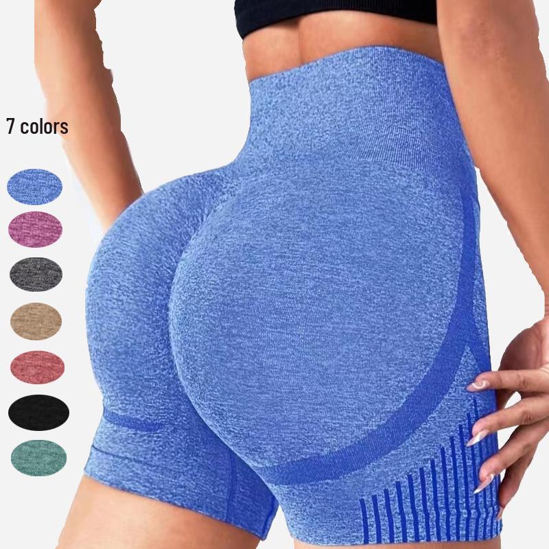 High Waist Tummy Control Running Shorts - Hip Lifting, Breathable, Sweat-Wicking Yoga Pants for Women
