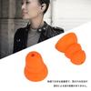 [Kiyoto] Silicone Ear Plugs 8-Pack (Orange) - Compatible with Se846, Se535, Se215