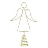 Angel Christmas Tree Topper LED Warm Light Energy-Saving Wrought Iron Angel