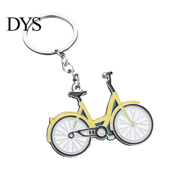 Schlüsselanhänger Vintage Fahrradschlüsselanhänger - Zinklegierung Mini-Fahrrad mit Retro-Tropfenmalerei, Künstlerisches Radsportgeschenk für Schlüssel & Rucksäcke Sportzubehör