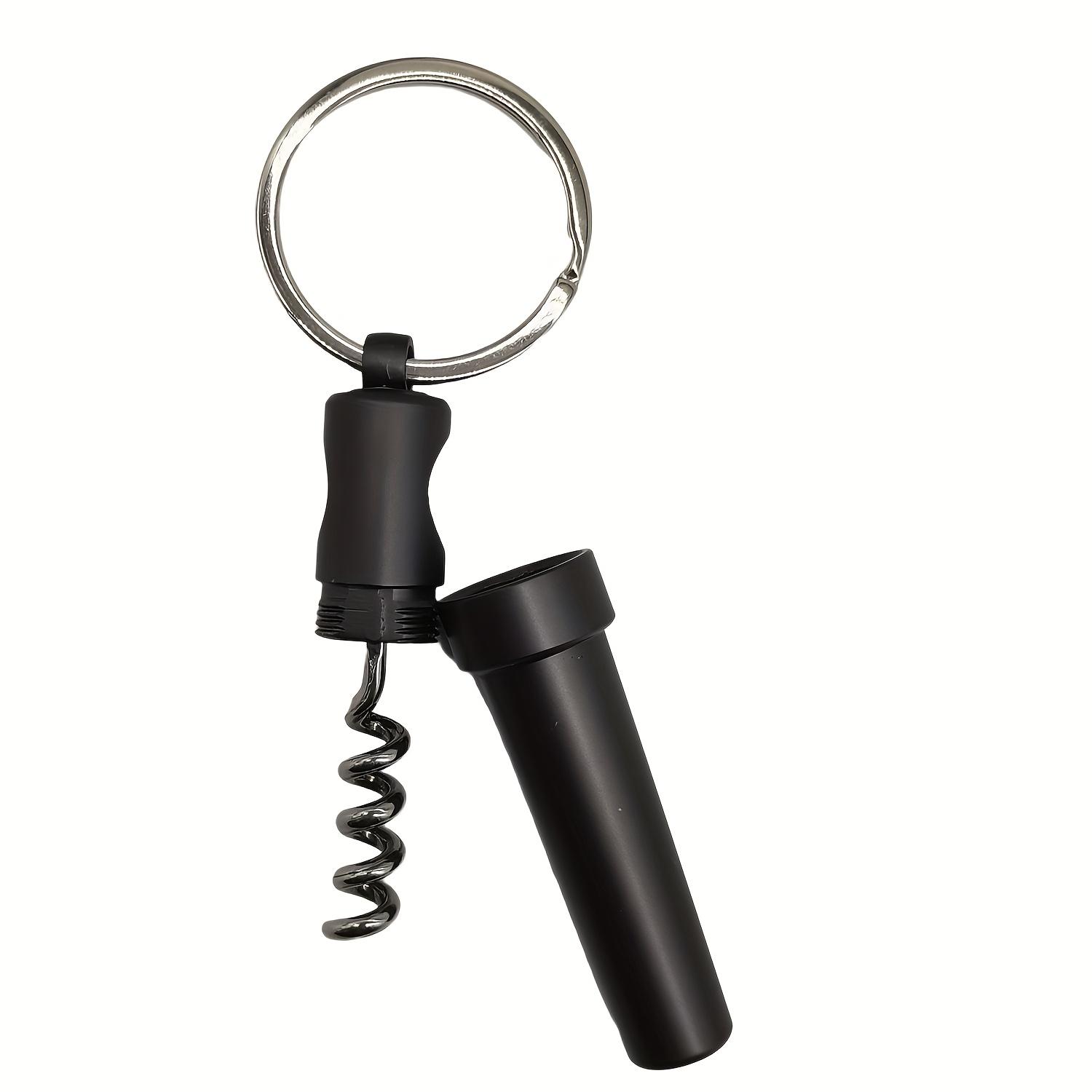 

Portable Wine Opener Keychain , Durable Metal Beer Bottle Opener with Twist Mechanism, Easy to Carry, Ideal for Outdoor Events and Parties 3pcs чёрный