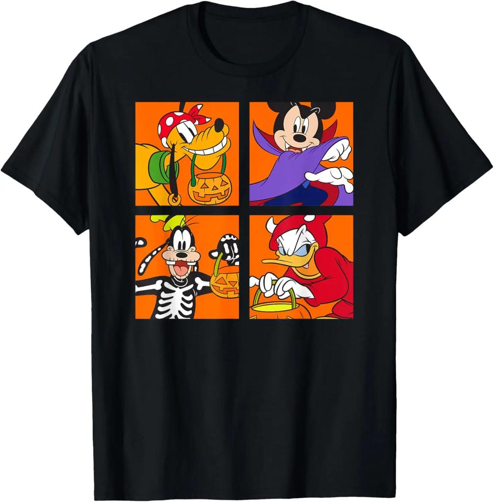 Hot Fashion Disney - Mickey Mouse and Friends Surprise Halloween T-Shirt S-4XL Four Seasons
