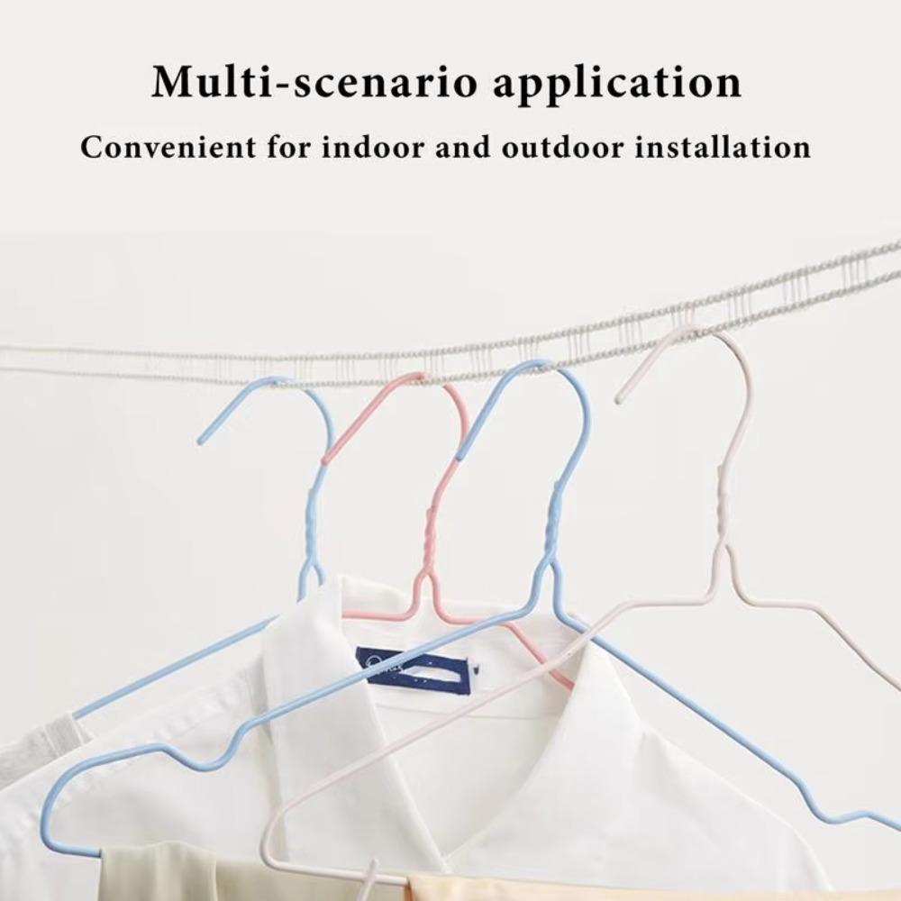 2PCS Portable Windproof Clothesline Space-Saving Car Clothes Hanger Outdoor Clothesline  Home Use