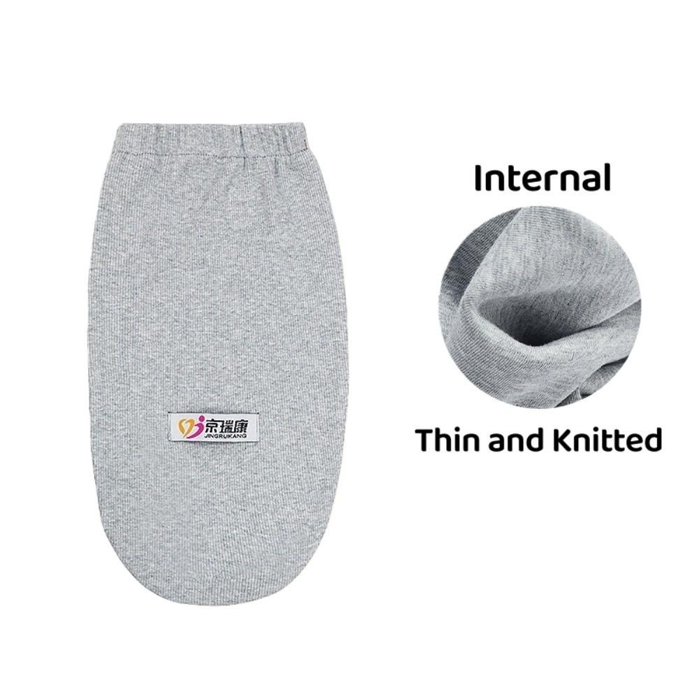 

1pc Fleece-lined Fracture Socks Cotton Nursing Socks for Planter Cast Unisex Grey Thin