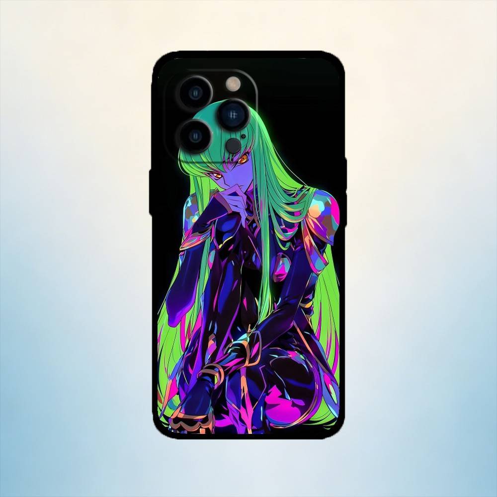 

AAA розкішний комікс Code Geass Чохол для телефону для iPhone 17,16,15,14,13,12,11 Plus,Pro Max,XS,М який силіконовий чорний чохол iPhone12