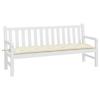Garden Bench Cushion Cream White 180 X 50 X 7 Cm Oxford Fabric