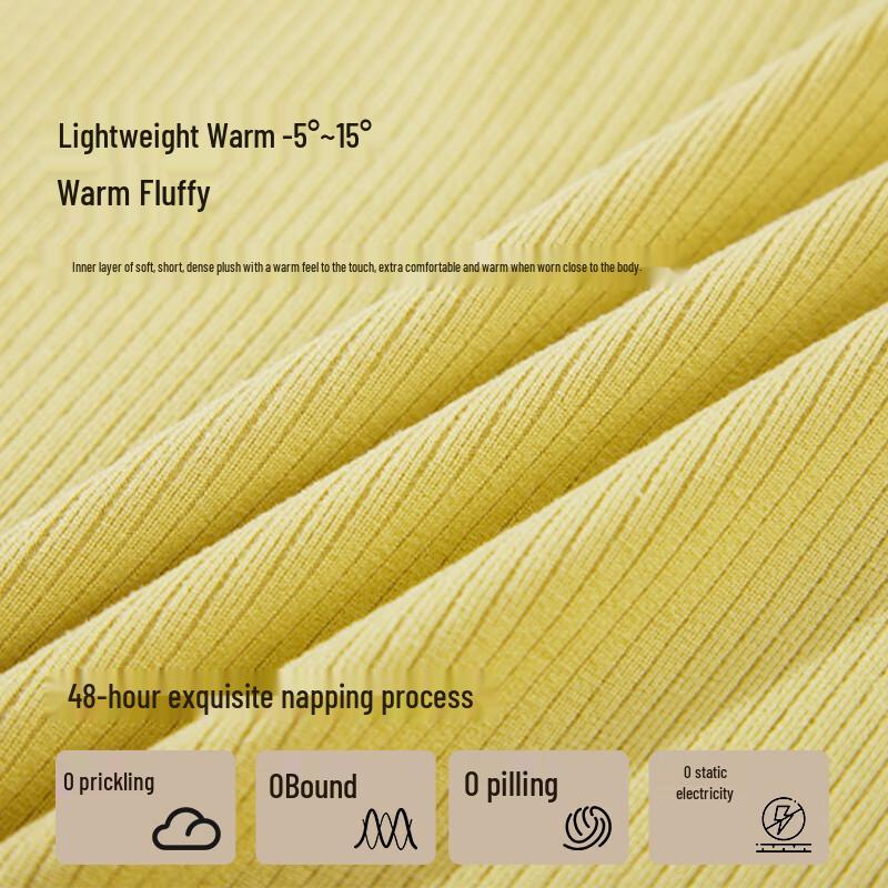 Women's Autumn/Winter Slim Fit Brushed Long Sleeve Base Layer Top