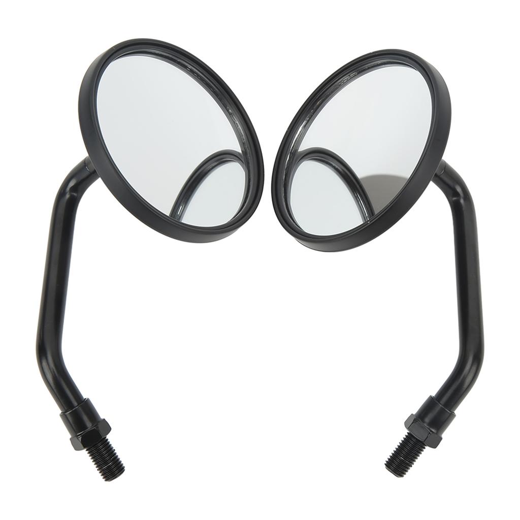 Rear View Mirror 3.4in Wide Handlebar Rear View Mirrors for Motorcycle