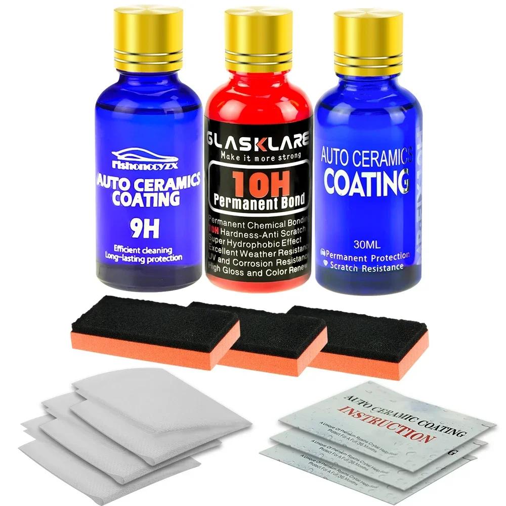 

10H керамическое покрытие, полирующий воск, супергидрофобный уход за краской, долговечность, антикоррозионное покрытие, кристалл, жидкое стекло для автомобиля