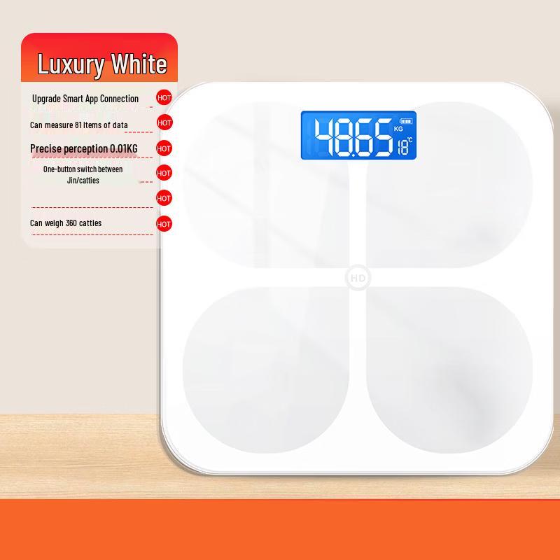 ZISIZ Rechargeable Smart Body Fat Scale