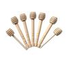 100pcs Mini Wooden Honey Stick Wood Stick Honey Dipper Honey Spoon Stick Honey Stirring Rod