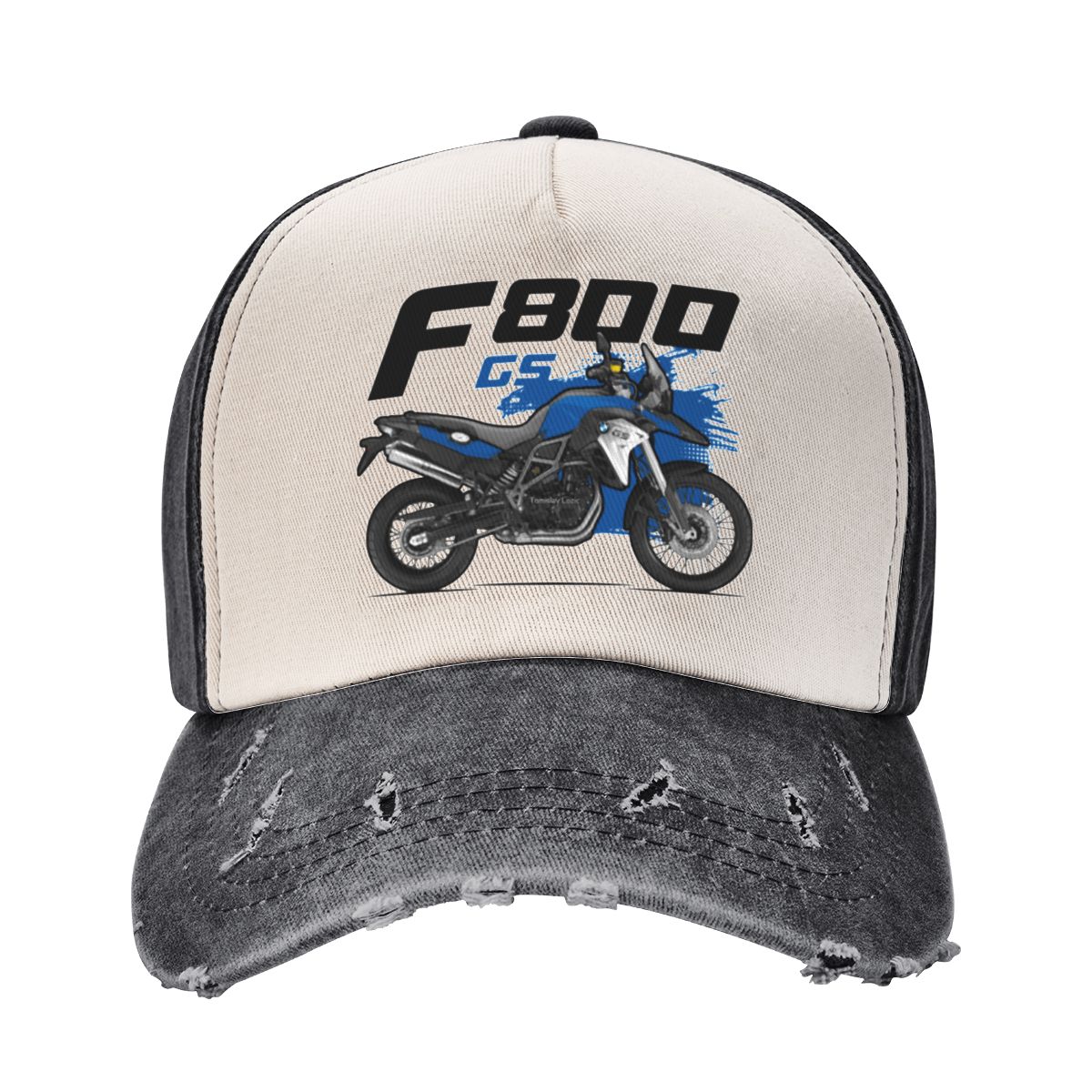 

Модные F800 GS приключенческий велосипед мотоциклетные бейсболки унисекс женские потертые джинсовые солнцезащитные кепки F 800 мото мягкие шапки кепки One Size