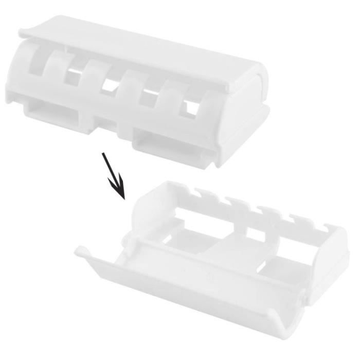 Distributeur automatique de dentifrice & Support pour brosses à dents