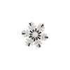 Creative Full Rhinestone Rotating Snowflake Brooches For Women Lady Elegant Cute Zircon Flower Alloy Brooch Casual Jewelry Gifts