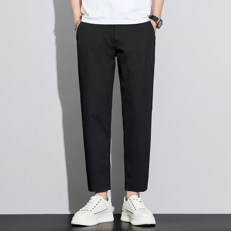 

Casual Pants for Boys In Summer New Solid Color Pants for Men s Cropped Pants for Spring and Summer Thin Style and Versatile 38