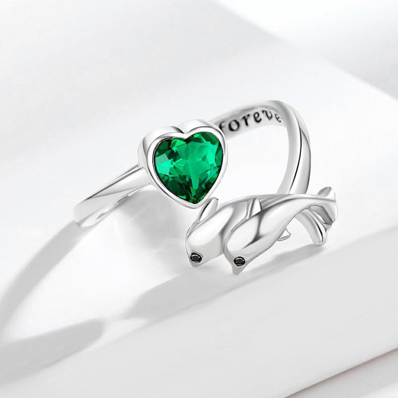 Whale Ring: Simple & Stylish Engraved Women's Fashion Jewelry