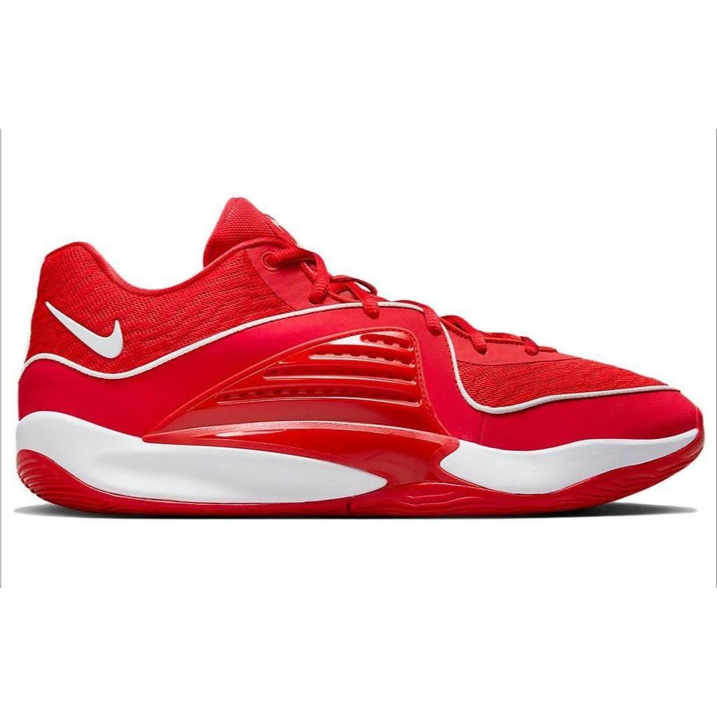 Nike KD 16 TB University Red Herren-Sneakers Weiß DZ2927-600