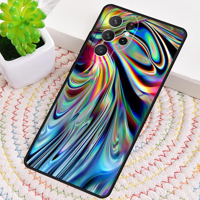 Holographische schillernde Silikon-Handyhülle Für Samsung Galaxy note 10 pro S26 S25 S24 S23 S22 S21 Plus S25Ultra Capa Cover