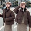 Short Down Cotton Jacket Women's 2025 New Fashion Stand-up Collar Cotton Jacket, Warm Winter Clothes, Slimming Jacket and Padded Jacket