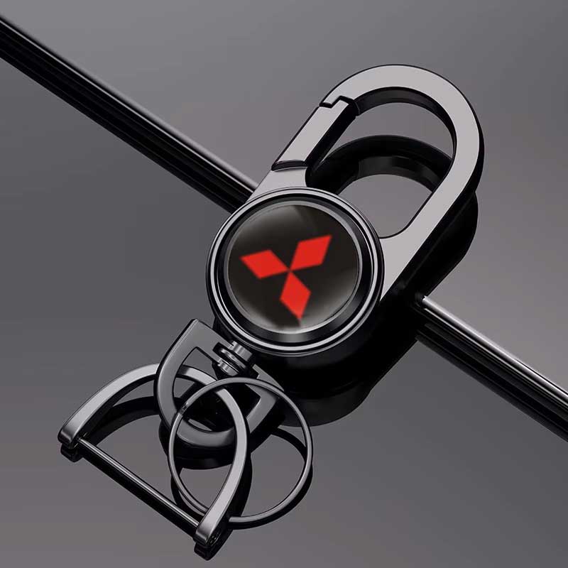 

Car Keychain Styling Keyring Holder Pendant for Mitsubishi Lancer Ex Mirage OTO ASX Montero L200 EVO Delica Pajero Eclipse чёрный