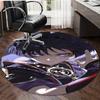 1pc Genshin Impact Wanderer2 Design Printed Area Round Carpet for Bedroom Living Room Home Decor Rugs Mat Non Slip Mat Rug for Bedside