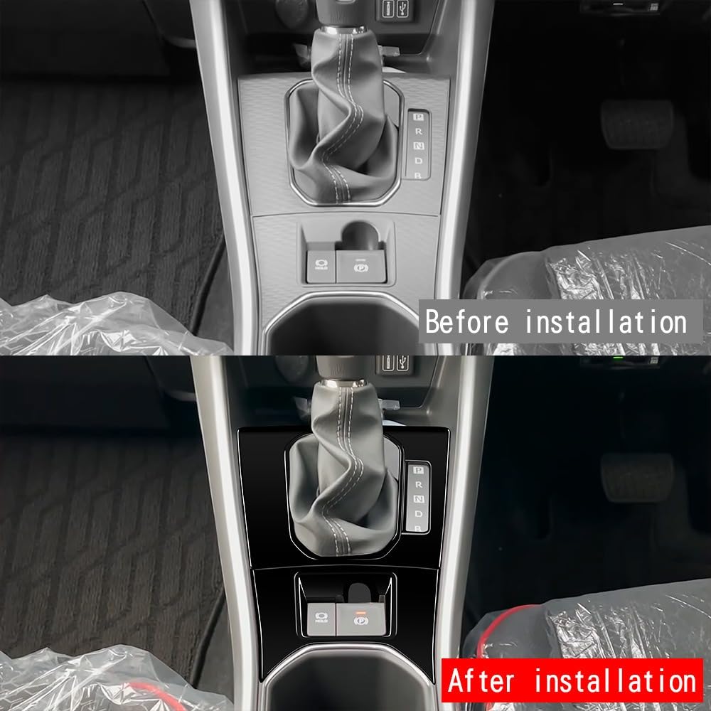 Electric Parking Switch Panel Console Shift Panel EPB Switch Panel Cover for Daihatsu Custom Designed Interior Interior Accessories Piano Black
