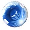 Folding Inflatable Snow Tube Sled with Handles Thicken PVC Snow Tubing Winter Snow Tube Winter Outdoor Sports Toys