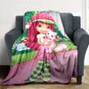 Strawberry Shortcake'S Cute Moment Blanket Soft Warm Cozy Throw  Blanket for Office Chair Sofa Couch Office Bed Picnics Warmthful Decor Gifts Y2
