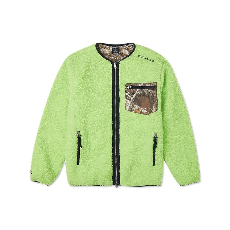 Converse Utility Reversible Sherpa Jacket Asia Sizing Real Tree Edge Camo Men s 10020206-A01 L