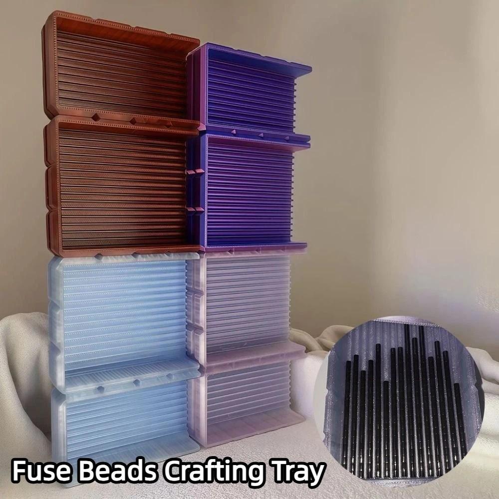 DIY Fuse Beads Crafting Tray 10/15 Slots Special Bean Dish Bead Sorting Trays Melty Beads Projects