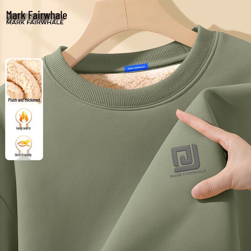 Mark Fairwhale Men's 2025 Lamb Wool Lined Winter Sweatshirt