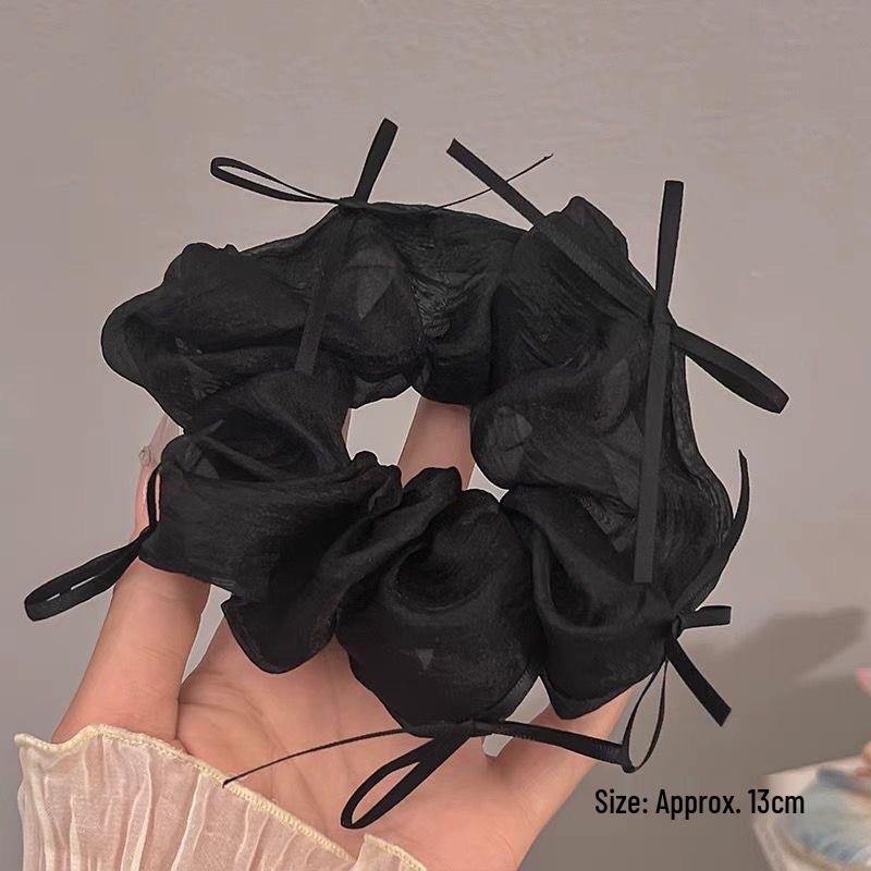 Fresh Summer Sweet Lace Bow Hair Tie - Elegant & Stylish Hair Accessory