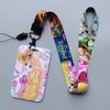 Cartoon Princess Long Rope, ID Cover, Student Card, Subway Bus Card, Work Permit Cover, Access Control Card, Anti-lost Card Cover, Pendant.