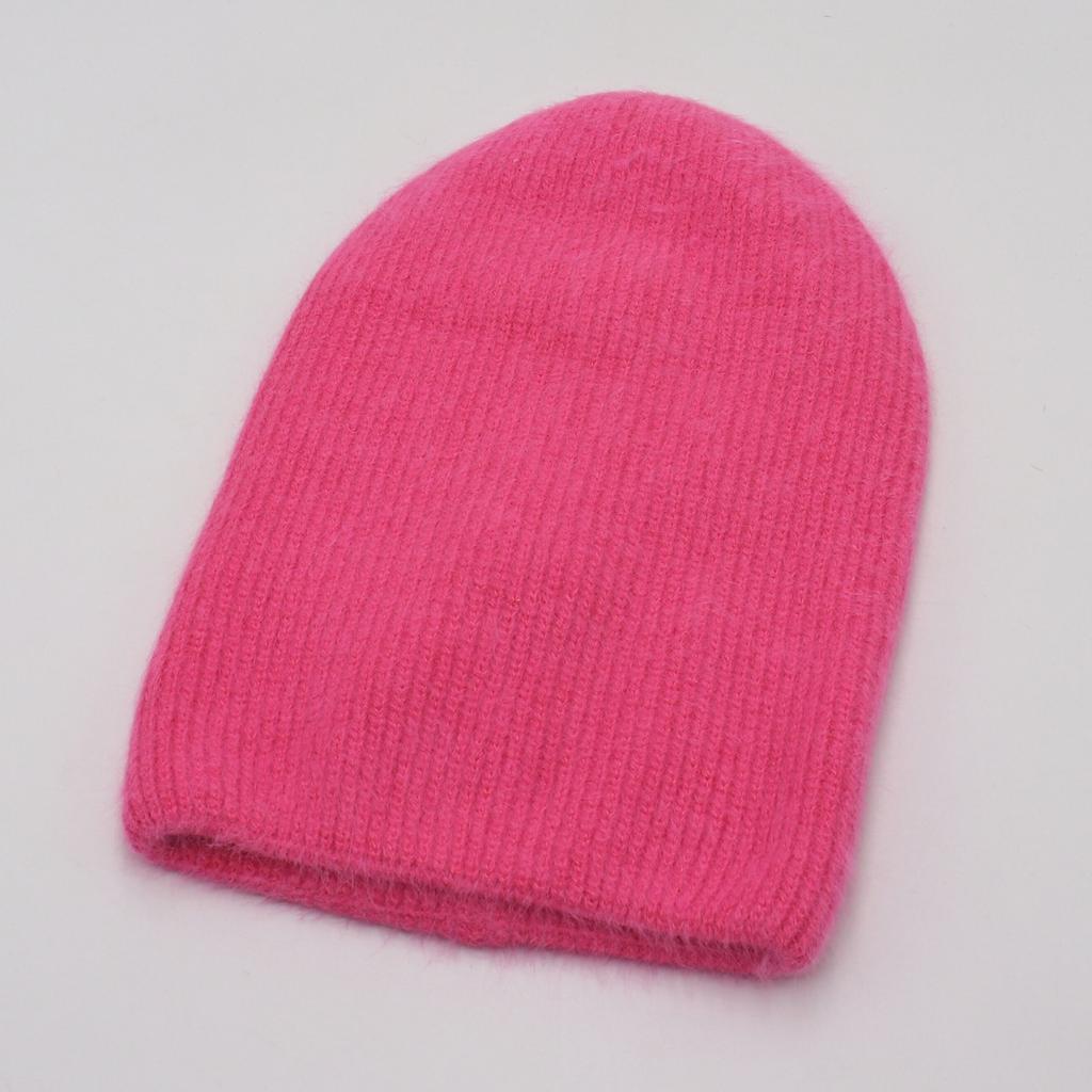 Seasonal Solid Color Wool Knitted Hat Internet Celebrity Bag Head Cold Hat Simple Warm Leisure