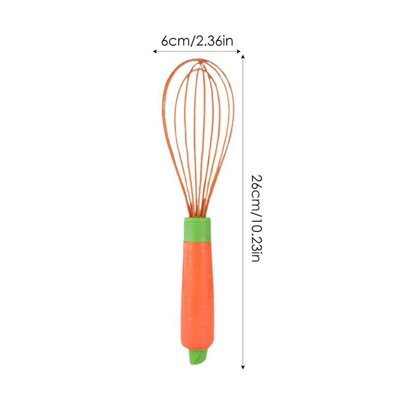 Silicone Whisk For Mixing Heat Resistant Egg Whisks Silicone Balloon Whisk Handle Beater Blender For Non-Stick Cookware Safe Non