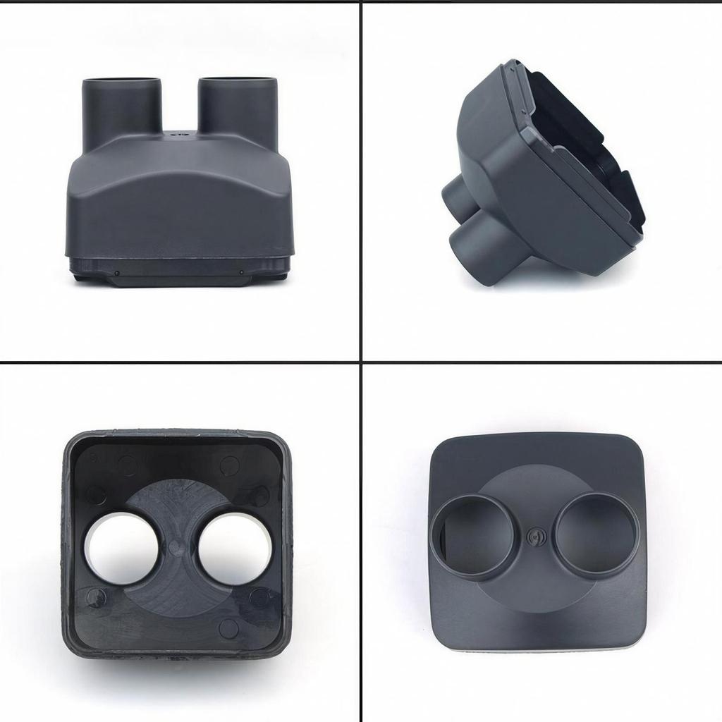2KW Diesel Heater Air Outlet Cover with Dual 42mm Duct Ports