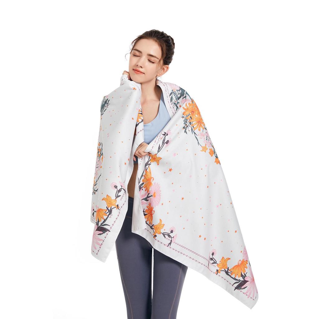 Double-Sided Microfiber Beach & Bath Towel - Absorbent, Quick-Drying
