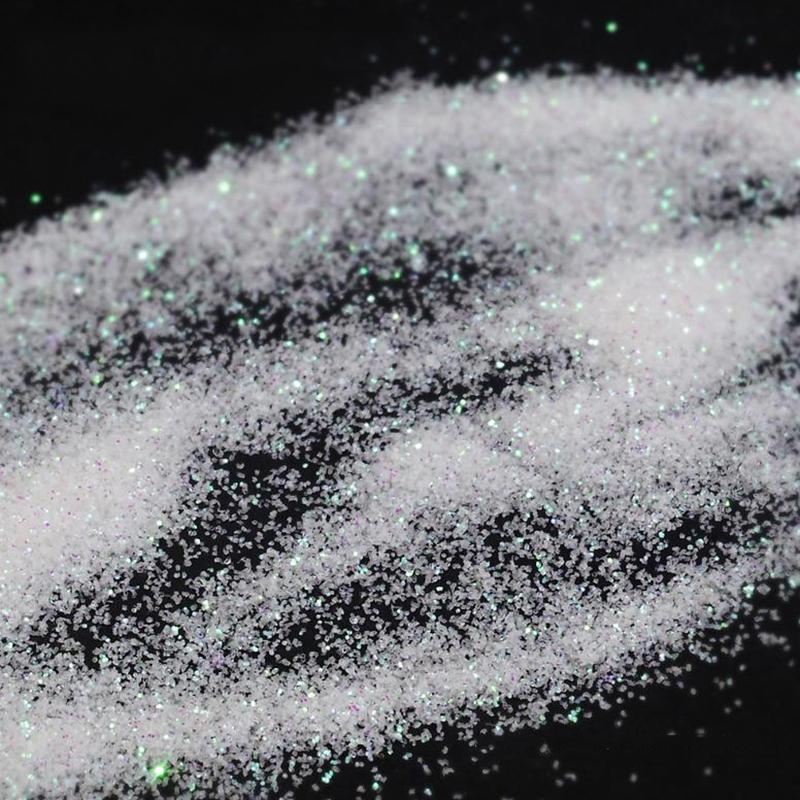 6 Pcs Nail Polish Glitter Fine Sand Holographic Glitter Powder Black White Reflective Pigment Flakes Powder Manicure Accessories