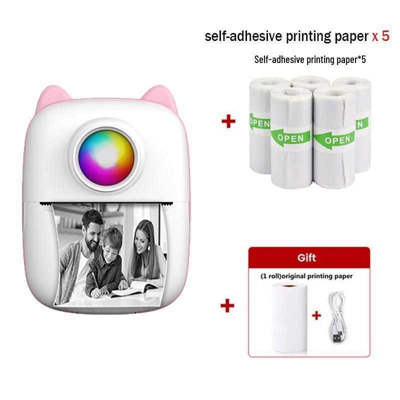 Portable Mini Bluetooth Photo & Label Printer - Mobile Compatible