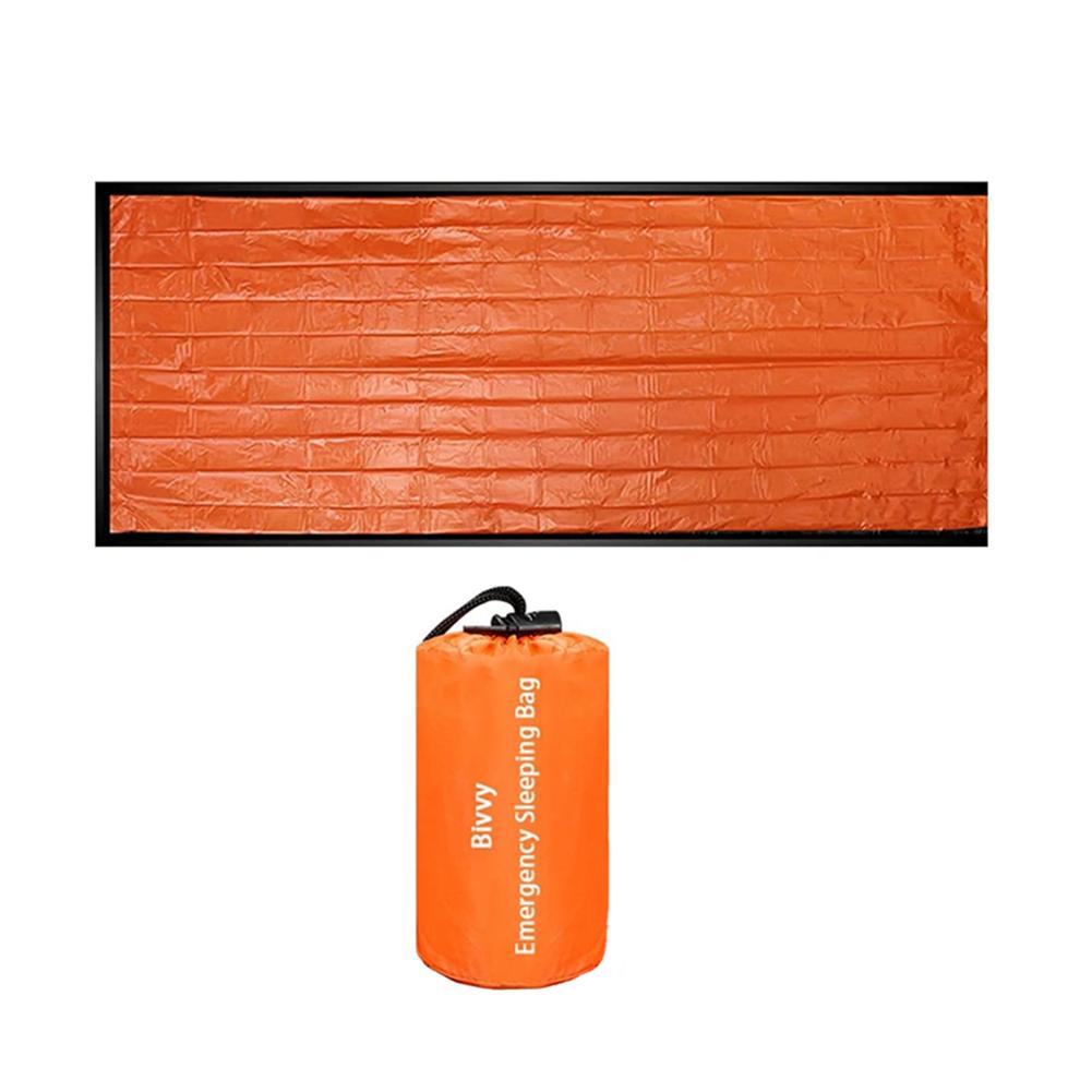For Backpacking All-weather Shelter Survival Sleeping Bag 84 Long By 36 Wide Breathable Multi-purpose Ground Cover