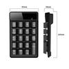 2.4GHz Wterproof Wireless/Wired USB Numeric Keypad Numpad Number 19 Keys Pad Suspension Key