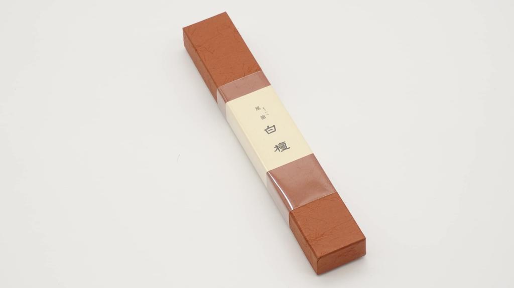 Dlouhá vůně santalového dřeva 90 g Obsahuje Spolehlivý Vyrobeno v Japonsku Přírodní vonná dřevěná surovina Založena ve 3. roce [Fuin Sandalwood] [Eirakuya Bunsei]