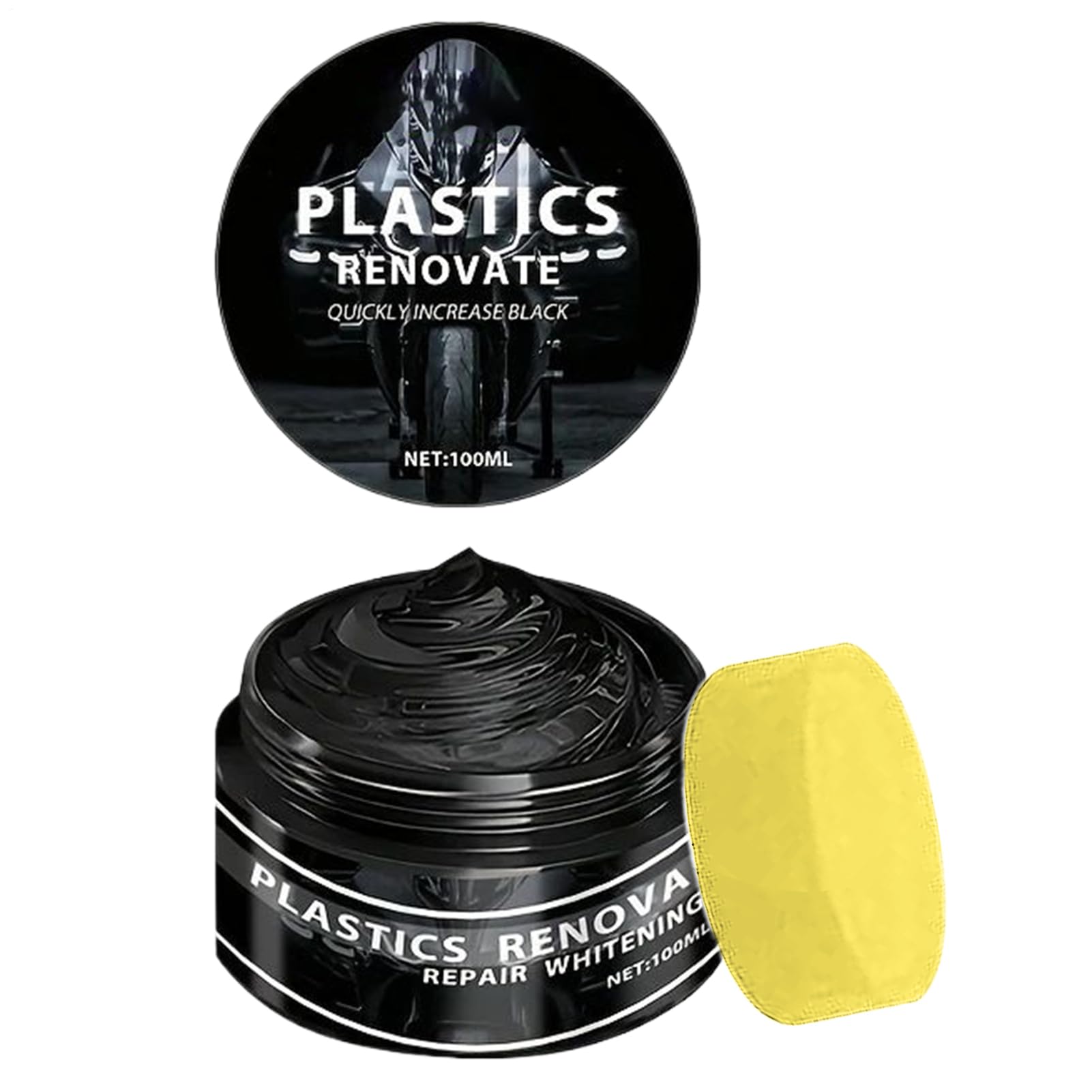 

Qkbuza Unpainted Resin 3.4 fl oz (100 ml) Restoring Agent Resin 2 Pieces for See description