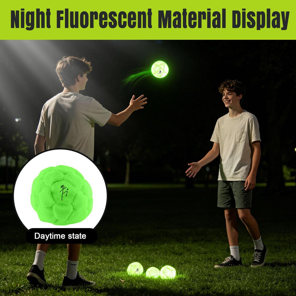 Footbag țesut manual pentru exterior, mărime 6 cm, saculeț de picior croșetat pentru adulți, pentru uz recreativ, design ușor și durabil pentru diverse activități