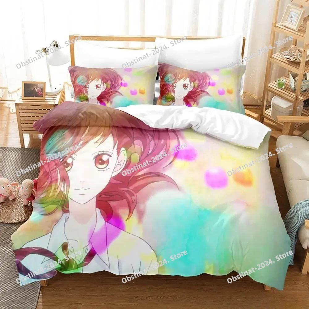 3d Print Anime Ao Haru Ride Bedding Set Printed Duvet Cover Pillowcase Single Double Style Queen King Size Sets
