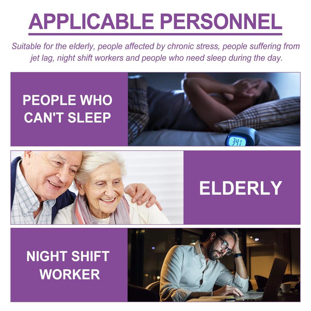 XIMONTH Ätherisches Öl Gute Nacht Pflaster Hilft, nachts schnell einzuschlafen Lindert Körpermuskelermüdung Stress Schlaf-Pflaster