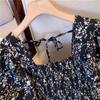 Elegant Plus Size French Style Chiffon Dress To Hide Belly and Look Young