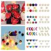 10PCS Multicolor Artificial Rattan Ball Heart Moon Fish DIY Accessories Christmas Balls Ball Star Xmas Tree Ornament Photo Props