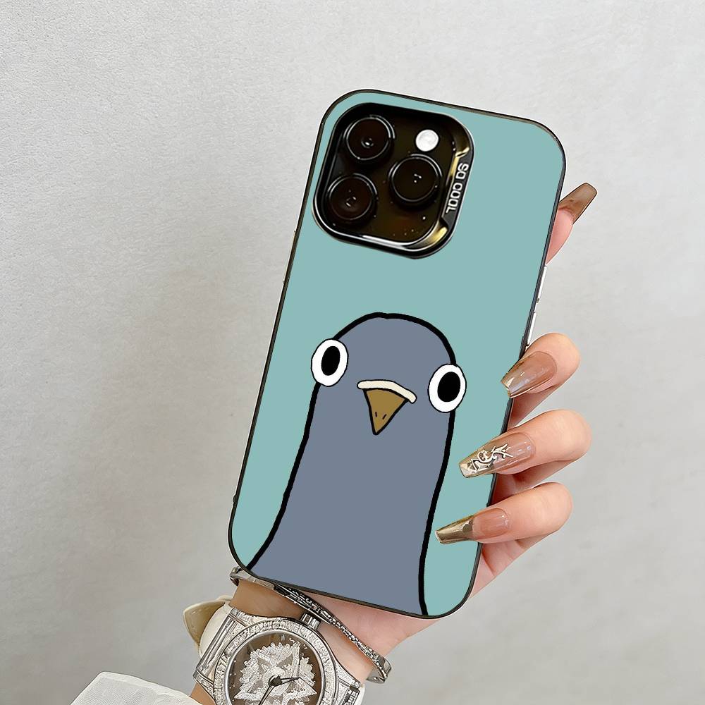 cartoon Phone Case For iPhone 17,16,15,14,13,12,11 Plus,Pro Max,XS,Colored Silver Plated Inside Cover