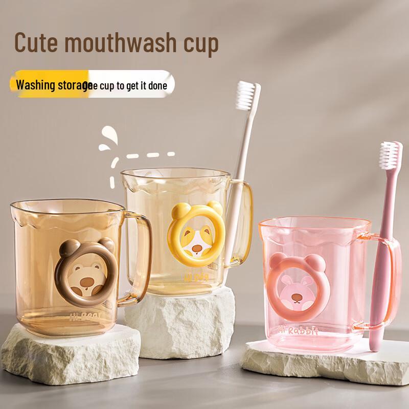Transparent Plastic Toothbrush Cups (6-Pack)